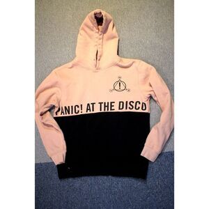 Vintage Panic at the Disco 'Pray For The Wicked' Peach and Black Hoodie - Size S